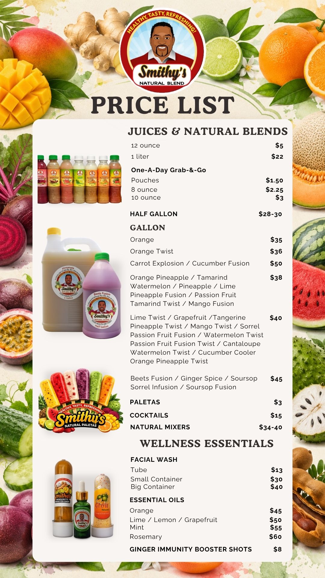 Price List
